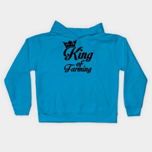 King of Farming Kids Hoodie